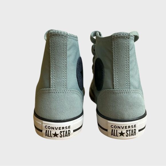 NEW Converse Chuck Taylor All Star Polyester & Suede Sneakers Women's 7.5 Teal - Picture 11 of 15